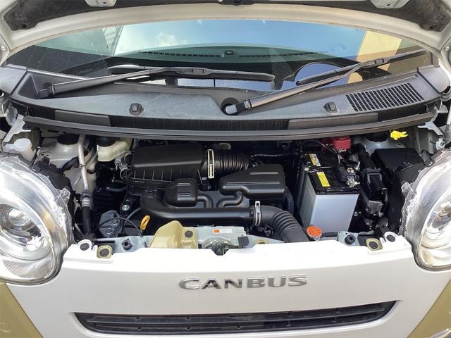 ムーヴキャンバス ストライプスG 衝突軽減B 電子パーキング 両側自動ドア LEDヘッドライト フォグライト スマートキー プッシュスタート アイドリングストップ ステアリングスイッチ 電動格納ミラー オートエアコン(22枚目)