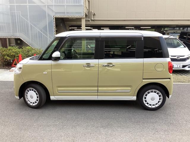 ムーヴキャンバス ストライプスG 衝突軽減B 電子パーキング 両側自動ドア LEDヘッドライト フォグライト スマートキー プッシュスタート アイドリングストップ ステアリングスイッチ 電動格納ミラー オートエアコン(24枚目)