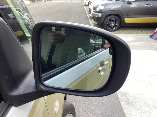 ムーヴキャンバス ストライプスG 衝突軽減B 電子パーキング 両側自動ドア LEDヘッドライト フォグライト スマートキー プッシュスタート アイドリングストップ ステアリングスイッチ 電動格納ミラー オートエアコン(33枚目)