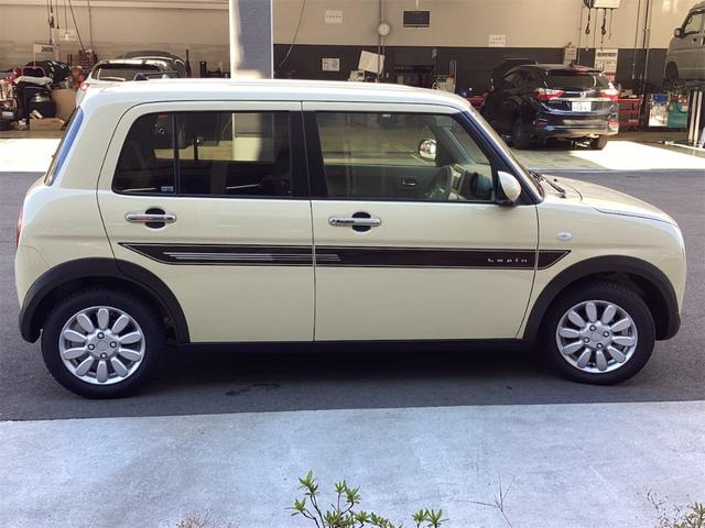 アルトラパン X 衝突軽減B 純正ナビ TV 全方位カメラ LEDヘッドライト スマートキー プッシュスタート アイドリングストップ 革巻きステアリング 前席シートヒーター ステアリングスイッチ 純正アルミホイール(16枚目)