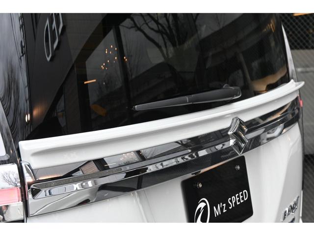 ソリオバンディット ハイブリッドＭＶ　ＺＥＵＳ新車カスタム　エアロ（Ｆ・Ｒ・ＦＧ・ＲＧ）・２色塗装・車高調・１７インチ・カーボン調ピラーパネル・全方位カメラ・両側電動スライドドア・シートヒーター（21枚目）