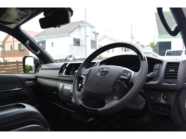 ハイエースバン ロングスーパーGL ダークプライムS デジタルインナーミラー パノラミックビューモニター LEDヘッドライト 両側パワースライドドア AC100V スマートキー ステアリングスイッチ(40枚目)