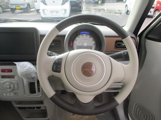 アルトラパンＬＣ ハイブリッドＸ　クリアランスソナー　レーンアシスト　衝突被害軽減システム　オートライト　ＬＥＤヘッドランプ　スマートキー　アイドリングストップ　電動格納ミラー　シートヒーター　ベンチシート　ＣＶＴ　盗難防止システム（5枚目）