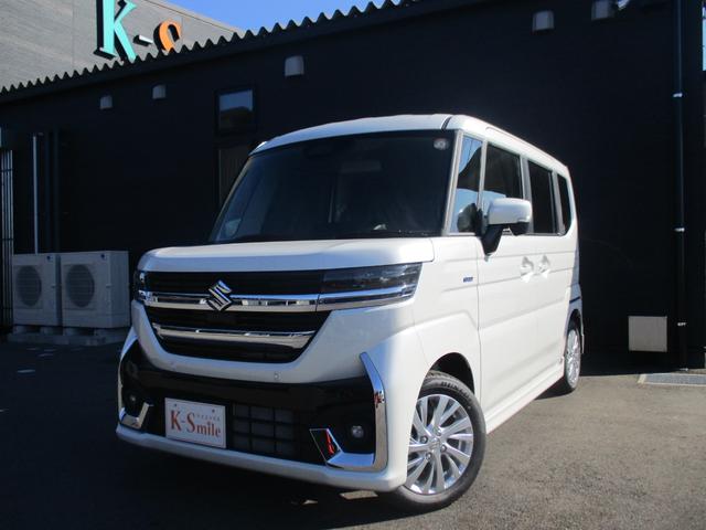 スペーシアカスタム ハイブリッドＧＳ　両側スライド・片側電動　クリアランスソナー　オートクルーズコントロール　レーンアシスト　衝突被害軽減システム　オートライト　ＬＥＤヘッドランプ　スマートキー　アイドリングストップ　電動格納ミラー（15枚目）