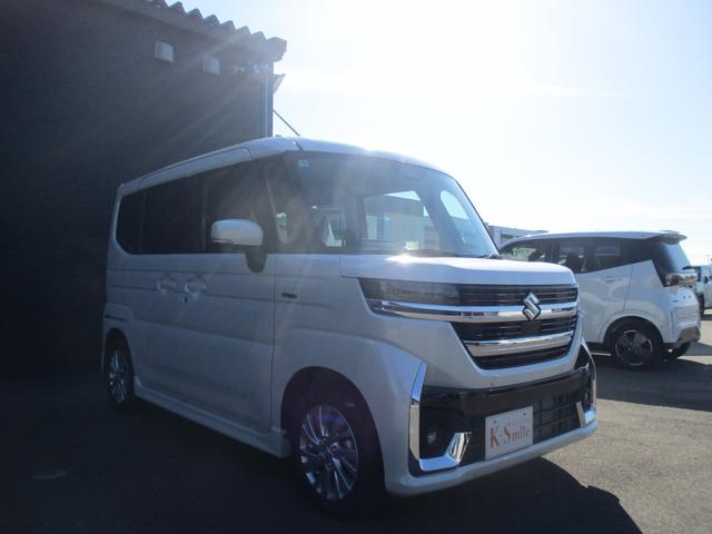 スペーシアカスタム ハイブリッドＧＳ　両側スライド・片側電動　クリアランスソナー　オートクルーズコントロール　レーンアシスト　衝突被害軽減システム　オートライト　ＬＥＤヘッドランプ　スマートキー　アイドリングストップ　電動格納ミラー（17枚目）