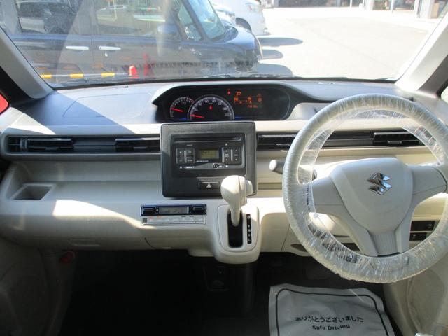 ワゴンR ハイブリッドFX ETC クリアランスソナー 衝突被害軽減システム オートライト キーレスエントリー アイドリングストップ 電動格納ミラー シートヒーター ベンチシート CVT 盗難防止システム ABS ESC CD(5枚目)