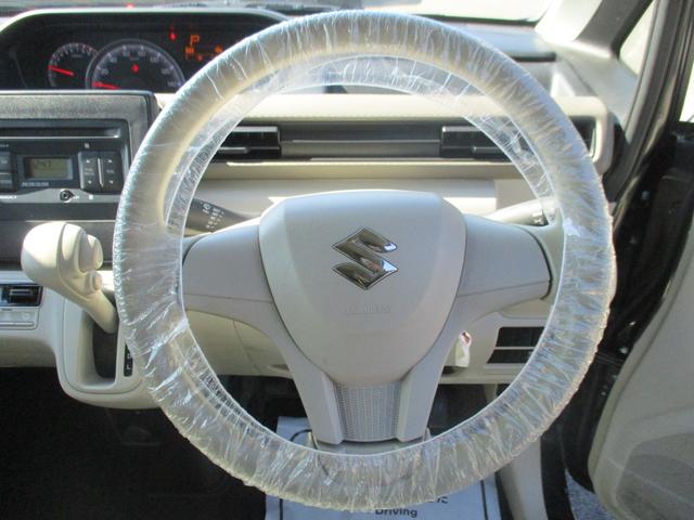 ワゴンR ハイブリッドFX ETC クリアランスソナー 衝突被害軽減システム オートライト キーレスエントリー アイドリングストップ 電動格納ミラー シートヒーター ベンチシート CVT 盗難防止システム ABS ESC CD(6枚目)