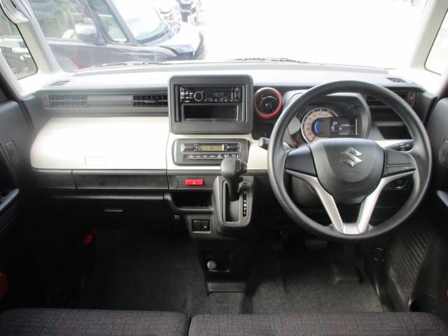 スペーシア ハイブリッドG 両側スライドドア 衝突被害軽減システム オートライト LEDヘッドランプ スマートキー アイドリングストップ 電動格納ミラー シートヒーター ベンチシート CVT ESC CD USB エアコン(5枚目)