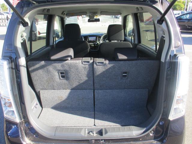 ワゴンＲ ２０周年記念車　ＥＴＣ　ナビ　衝突被害軽減システム　オートライト　ＨＩＤ　スマートキー　アイドリングストップ　電動格納ミラー　シートヒーター　ベンチシート　ＣＶＴ　盗難防止システム　ＡＢＳ　ＥＳＣ　ＣＤ　ＤＶＤ再生（22枚目）