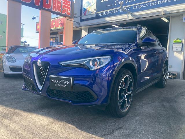 ステルヴィオ 2.0ターボ Q4スポーツパッケージ 黒革シート/シートヒーター/パワーシート ステアリングヒーター 20インチAW 純正ナビ/Bluetooth/フルセグ/Bカメラ/Applecarplay ハーマンカードン レッドキャリパー(9枚目)