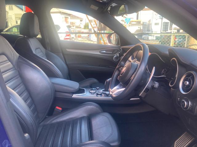 ステルヴィオ 2.0ターボ Q4スポーツパッケージ 黒革シート/シートヒーター/パワーシート ステアリングヒーター 20インチAW 純正ナビ/Bluetooth/フルセグ/Bカメラ/Applecarplay ハーマンカードン レッドキャリパー(38枚目)