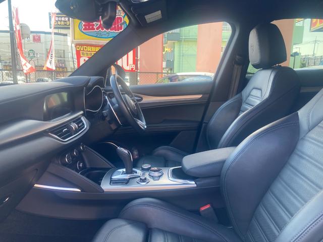 ステルヴィオ 2.0ターボ Q4スポーツパッケージ 黒革シート/シートヒーター/パワーシート ステアリングヒーター 20インチAW 純正ナビ/Bluetooth/フルセグ/Bカメラ/Applecarplay ハーマンカードン レッドキャリパー(39枚目)