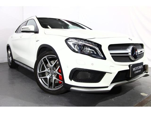 ＧＬＡ４５　４マチック　パノラマミックガラスルーフ　黒革シート／シートヒーター／パワーシート　キーレスゴー　純正ナビ／フルセグ／Ｂｌｕｅｔｏｏｔｈ／バックカメラ（ＴＶキャンセラー付）パワーバックドア　レーダーセーフティＰＫＧ(14枚目)