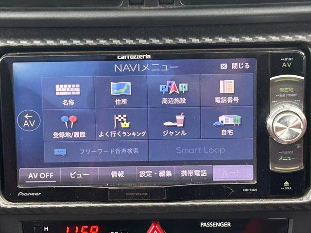 ８６ ＧＴ　・６ＭＴ・ＴＲＤフロントエアロ・ＢＬＩＴＺ製ＺＺ－Ｒ車高調・ＳＳＲーＲＥＩＮＥＲｔｙｐｅ１０Ｒ－１８インチＡＷ・社外ナビ・ＴＶフルセグ・バックモニター・ＥＴＣ・クルーズコントロール・スマートキー（15枚目）