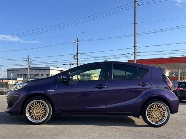 アクア Gソフトレザーセレクション ・トヨタセーフティセンス・Work製17インチAW・イクリプス製ナビ・TVフルセグ・Bluetooth機能・バックモニター・LEDヘッドライト・クルーズコントロール・スマートキー・ETC車載器(5枚目)