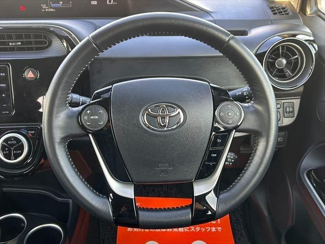 アクア Gソフトレザーセレクション ・トヨタセーフティセンス・Work製17インチAW・イクリプス製ナビ・TVフルセグ・Bluetooth機能・バックモニター・LEDヘッドライト・クルーズコントロール・スマートキー・ETC車載器(12枚目)