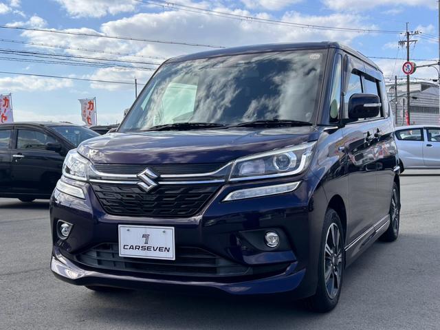 ソリオバンディット ハイブリッドＭＶ　・衝突軽減ブレーキ・８インチナビ・ＴＶフルセグ・Ｂｌｕｅｔｏｏｔｈ機能・ＥＴＣ車載器・ＬＥＤヘッドライト・左側電動スライドドア・スマートキー・シートヒーター（2枚目）