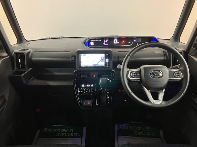 タント カスタムＲＳ／ナビ／後席モニター／クルコン／両側電スラ／　ターボ車／ナビ／ＢＬＵＥＴＯＯＴＨ／ＵＳＢ／バックカメラ／パノラマカメラ／クルーズコントロール／両側電動スライドドア／前席シートヒーター／後席モニター／コーナーセンサー／スマートキー／（8枚目）