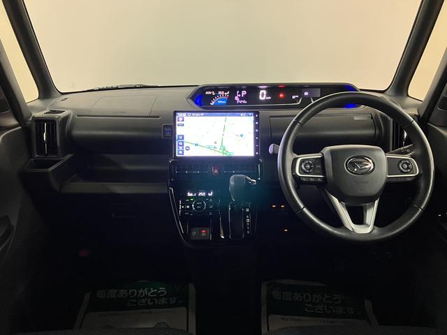 タント カスタムＲＳ／１０インチナビ／後席モニター／パノラマ／ＥＴＣ　ターボ車／１０インチナビ／ＢＬＵＥＴＯＯＴＨ／パノラマカメラ／後席モニター／両側電動スライドドア／前席シートヒーター／前後ドラレコ／自動駐車／クルーズコントロール／スマートキー／ＥＴＣ／Ｂカメラ／（8枚目）
