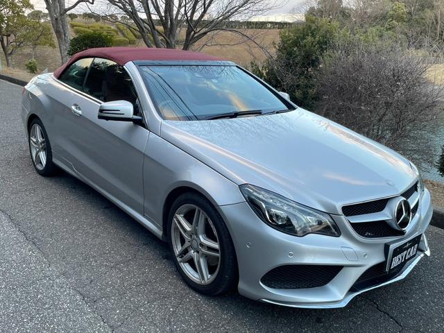 Ｅクラス Ｅ２５０カブリオレ　ＡＭＧスポーツパッケージ・フル装備・本革シート・本革巻ハンドル・前席シートヒーター・純正ナビ・電動ソフトトップ・走行距離：１０万ｋｍ・車検付き：令和８年４月（3枚目）