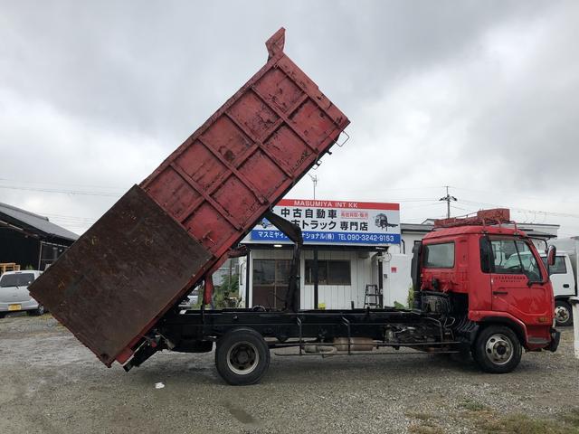 コンドル 　土砂禁ダンプ　１５立米　片開き　煤焼き無　最大積載量：２，３００ｋｇ　走行距離：３１万ｋｍ　新明和：ＤＲ４（23枚目）