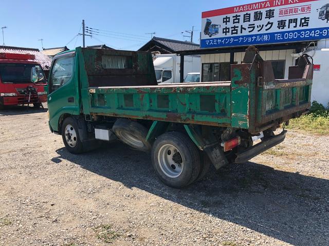 デュトロ 　３ｔダンプ　走行距離：１５万ｋｍ　ワンオーナー　新車保証書　取扱説明書　ＥＴＣ　Ｒ３〜Ｒ６点検整備記録簿　新明和ＤＲ２（16枚目）