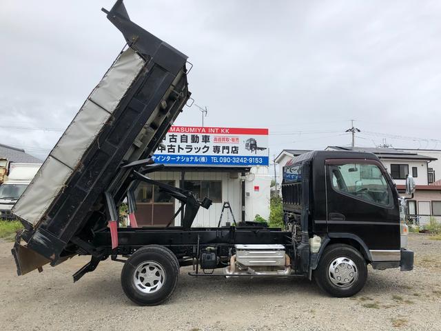 キャンター 　最大積載量：４，０００ｋｇ　走行距離：１９万ｋｍ　ＡＴ　ＥＴＣ　ナビ　メッキ付き　極東ＤＤ０４　コボレーン（16枚目）