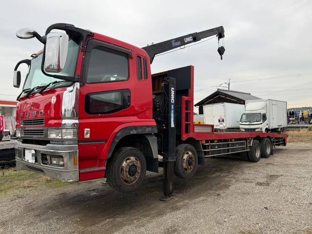 スーパーグレート セルフローダー エンジン:6M70 ターボ ハイジャッキ 3段ユニック 走行距離:89万km ベッド付(17枚目)