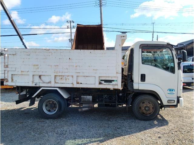 フォワード 4t深ダンプ 最大積載量:3,800kg 走行距離:40万km 新明和DR4 観音開き(4枚目)