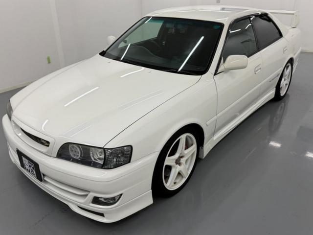 チェイサー ツアラーＶ　５速載替公認　ＴＲＤエアロ　ホイール　ＨＫＳ　　ＧＴ２８３５タービン　ＥＶＣ　ＩＲ　　エアクリ　オイルクーラー　純正置換インタークーラー　ハイパーＭＡＸ車高調　マフラー　ＣＰＵ　　パンテーラ（8枚目）