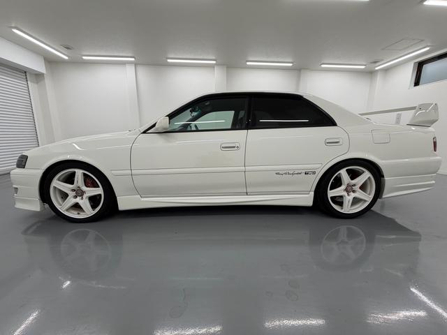 チェイサー ツアラーＶ　５速載替公認　ＴＲＤエアロ　ホイール　ＨＫＳ　　ＧＴ２８３５タービン　ＥＶＣ　ＩＲ　　エアクリ　オイルクーラー　純正置換インタークーラー　ハイパーＭＡＸ車高調　マフラー　ＣＰＵ　　パンテーラ（9枚目）