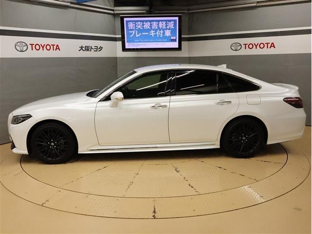 クラウンハイブリッド ＲＳ　リミテッドＩＩ　革シート　フルセグ　メモリーナビ　ＤＶＤ再生　バックカメラ　衝突被害軽減システム　ＥＴＣ　ＬＥＤヘッドランプ　車線逸脱装置　オートマチックハイビーム（3枚目）