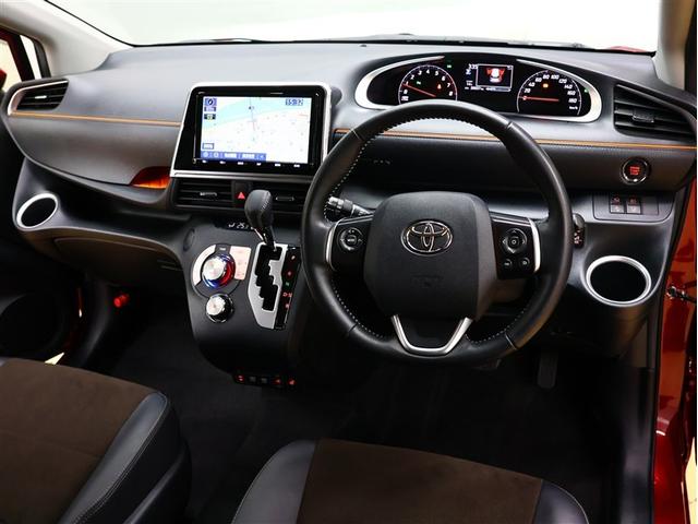 シエンタ Ｇ　クエロ　フルセグ　メモリーナビ　ＤＶＤ再生　バックカメラ　衝突被害軽減システム　ＥＴＣ　両側電動スライド　ＬＥＤヘッドランプ　ウオークスルー　乗車定員７人　３列シート　アイドリングストップ（4枚目）