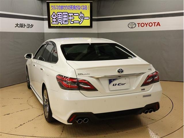 クラウンハイブリッド ＲＳアドバンス　フルセグ　メモリーナビ　ＤＶＤ再生　バックカメラ　衝突被害軽減システム　ＥＴＣ　ＬＥＤヘッドランプ　車線逸脱装置　オートマチックハイビーム　ブラインドスポットモニター　パノラミックビューモニター（4枚目）