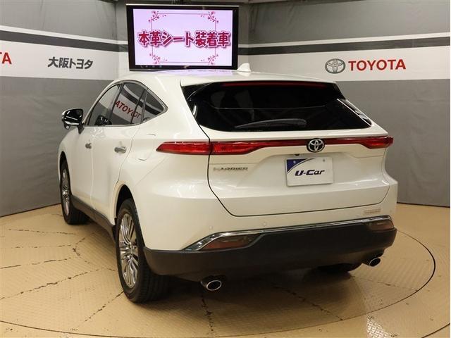 ハリアー Ｚ　レザーパッケージ　革シート　フルセグ　メモリーナビ　バックカメラ　衝突被害軽減システム　ＥＴＣ　ＬＥＤヘッドランプ　車線逸脱装置　オートマチックハイビーム　パワーバックドア（4枚目）