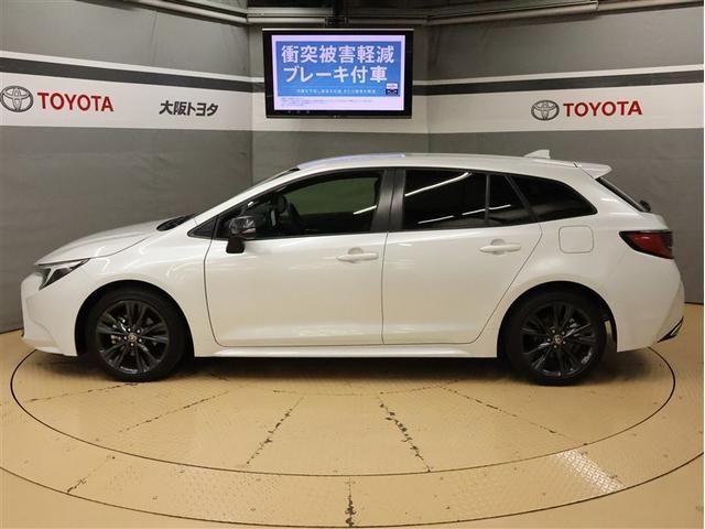 カローラツーリング ハイブリッド ダブルバイビー フルセグ バックカメラ 衝突被害軽減システム ETC ドラレコ LEDヘッドランプ 車線逸脱装置 オートマチックハイビーム スマートキー(3枚目)