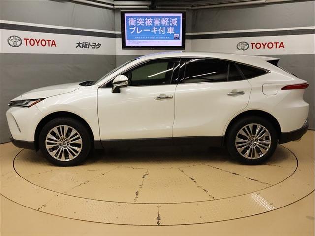 ハリアーハイブリッド Z レザーパッケージ 革シート フルセグ メモリーナビ バックカメラ 衝突被害軽減システム ETC ドラレコ LEDヘッドランプ パワーバックドア シートヒーター ステアリングヒーター パノラミックビューモニター BSM(3枚目)