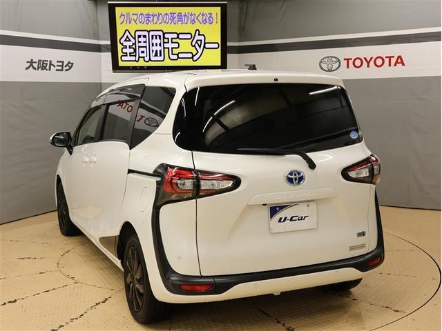 シエンタ ハイブリッドＧ　クエロ　フルセグ　メモリーナビ　ＤＶＤ再生　バックカメラ　衝突被害軽減システム　ＥＴＣ　両側電動スライド　ＬＥＤヘッドランプ　ウオークスルー　乗車定員７人　３列シート（4枚目）