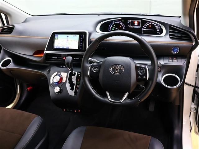 シエンタ ハイブリッドＧ　クエロ　フルセグ　メモリーナビ　ＤＶＤ再生　バックカメラ　衝突被害軽減システム　ＥＴＣ　両側電動スライド　ＬＥＤヘッドランプ　ウオークスルー　乗車定員７人　３列シート（5枚目）