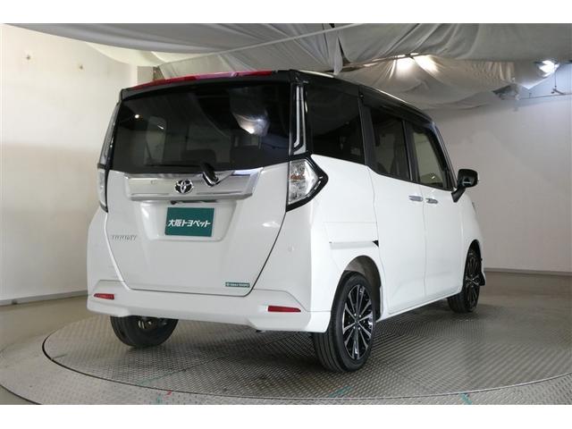 ルーミー カスタムＧ－Ｔ　助手席エアバック　両側オートスライドドア　スマートキープッシュスタート　ＬＥＤライト　横滑り防止機能　クルコン　ＥＴＣ付　アルミホイール　フルフラット　キーレス　ＤＶＤ　ナビ＆ＴＶ　セキュリティ（9枚目）