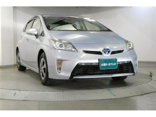 プリウス Ｓマイコーデ　カラーバックモニター　エアコン　ＥＳＣ　キーフリーシステム　アルミホイール　ＤＶＤ再生　ＰＳ　地デジ　ドライブレコーダー　カーテンエアバッグ　エアバッグ　ＡＢＳ　ＰＷ　メモリナビ　スマ－トキ－（3枚目）