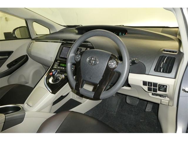 プリウス Ｓマイコーデ　カラーバックモニター　エアコン　ＥＳＣ　キーフリーシステム　アルミホイール　ＤＶＤ再生　ＰＳ　地デジ　ドライブレコーダー　カーテンエアバッグ　エアバッグ　ＡＢＳ　ＰＷ　メモリナビ　スマ－トキ－（10枚目）