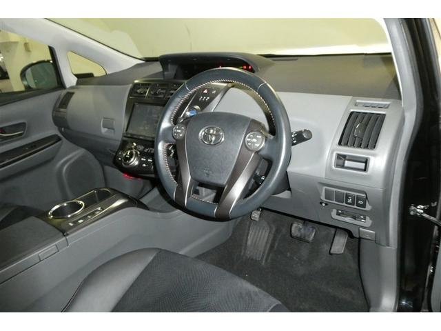 プリウスα Ｇ　チューン　ブラック　地デジ　ＬＥＤヘッドライト　横滑り防止機能　オートエアコン　ＥＴＣ装備　バックカメラ　ナビＴＶ　ＤＶＤ再生　アルミホイール　ＨＤＤナビ　盗難防止装置　オートクルーズコントロール　エアバッグ　ＡＢＳ（10枚目）