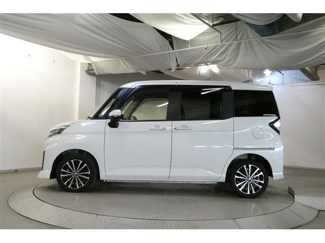 ルーミー カスタムＧ－Ｔ　助手席エアバック　両側オートスライドドア　スマートキープッシュスタート　ＴＶ　ＬＥＤライト　横滑り防止機能　クルコン　ＥＴＣ付　アルミホイール　フルフラット　キーレス　セキュリティ　エアバッグ　ＡＢＳ（4枚目）