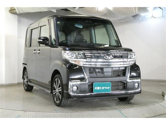 タント カスタムＲＳ　トップエディションＳＡＩＩＩ　ブレーキサポート　ＡＡＣ　Ｂモニター　両側オートスライドドア　イモビライザー　ナビＴＶ　地デジフルセグ　ＬＥＤ　ＤＶＤ再生可能　ドライブレコーダー　キーフリー　ＥＴＣ　Ｗエアバック　ＡＢＳ　アルミ（3枚目）