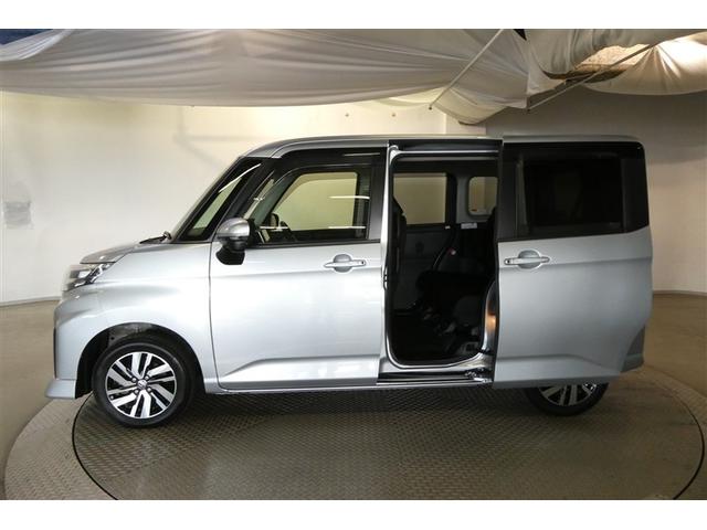 ルーミー カスタムＧ　アイドリング　両側電動ＳＤ　ＬＥＤヘット　バックビューモニター　衝突回避ブレーキ　ＴＶ　フルフラット　地デジ　スマートキー　クルーズコントロール　ＥＴＣ　オートエアコン　アルミホイール　ＡＢＳ　イモビ（3枚目）