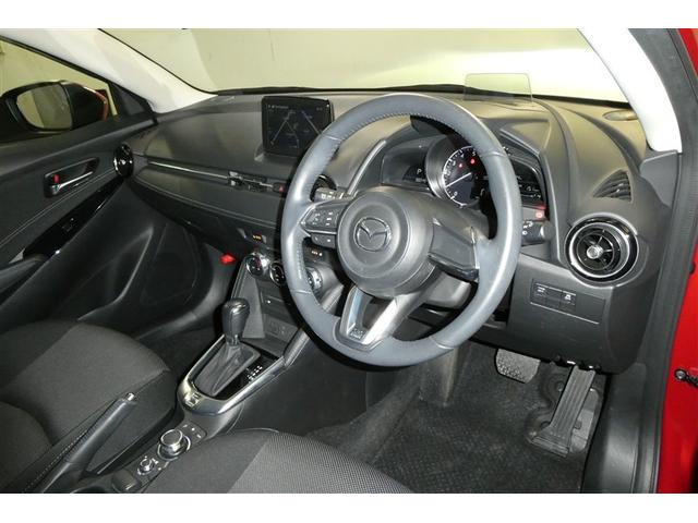 デミオ １３Ｓツーリング　アイドルストップ　サイドエアバッグ　ＡＡＣ　ミュージックプレイヤー接続可　地デジ　ＥＳＣ　アドバンスキー　ナビＴＶ　パワーステアリング　ＬＥＤライト　盗難防止装置　ＥＴＣ　キーレス　メモリーナビ（10枚目）