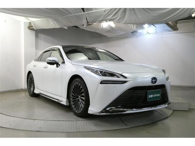 ＭＩＲＡＩ Ｚ　エグゼクティブパッケージ　パノラマルーフ　レザーシート　ＬＥＤヘッド　フルセグＴＶ　アルミホイール　オートクルーズコントロール　寒冷地仕様　キーフリー　エアバッグ　ＡＢＳ　盗難防止装置　スマートキー　パワーシート　ＥＴＣ（3枚目）