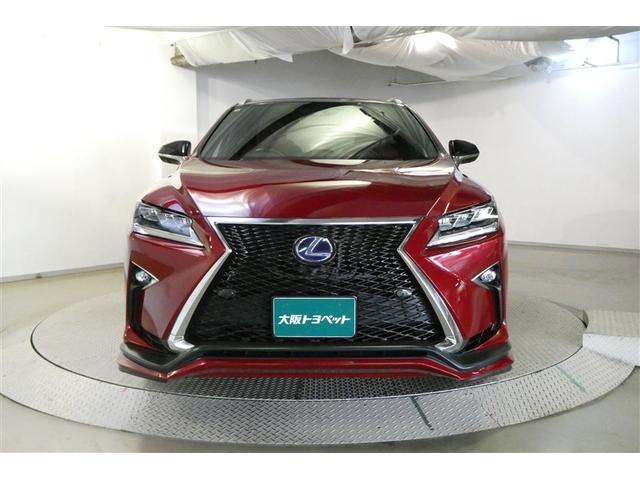 ＲＸ ＲＸ４５０ｈ　Ｆスポーツ　メモリ－ナビ　パノラマガラスルーフ　エアロ付き　オートエアコン　ＴＶナビ　バックモニター　ＡＢＳ　盗難防止装置　パワステ　ＥＴＣ車載器　エアバッグ　ＤＶＤ再生　革　地デジ　横滑り防止　アルミホイール（2枚目）