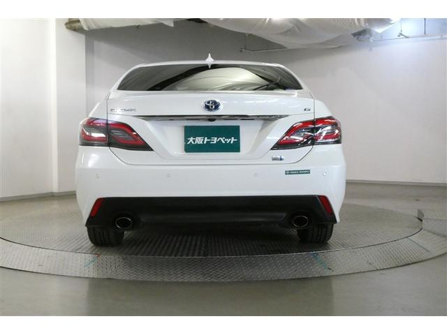 クラウンハイブリッド Ｇ　本革シート　アルミ　ＬＥＤヘッド　キーフリー　横滑り防止機能　ＤＶＤ　ＥＴＣ　オートエアコン　ＡＵＸ　ＡＢＳ　メモリナビ　盗難防止装置　エアバッグ　オートクルーズコントロール　ＡＣ１００Ｖ　ナビＴＶ（7枚目）